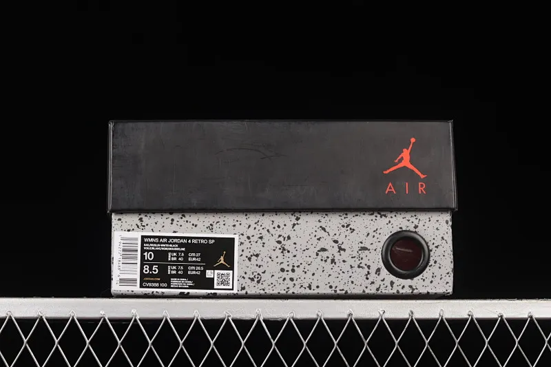 All categories Air Jordan Jordan series basketball shoes Air Jordan 4 foreign trade version OF x Air Jordan 4 Retro "Cream/Sail" AJ4 Joe 4 retro casual sports culture basketball shoes CV9388-100